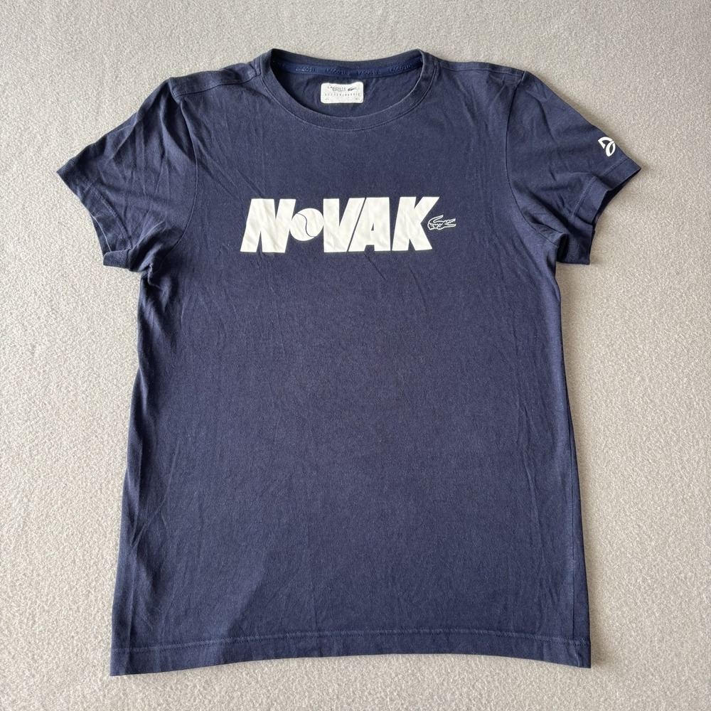 Lacoste Novak Djokovic Sport Shirt Adult Unisex S Ultra Dry Performance Tennis‎